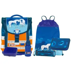 McNeill Ergo Light Compact DIN Schulranzenset 6-teilig Horses