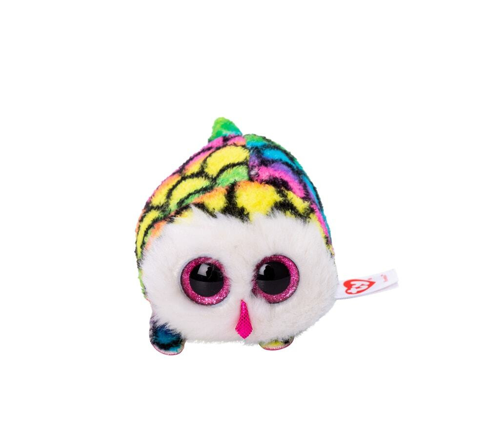 TY Hootie Pluche Uil Meerkleurig