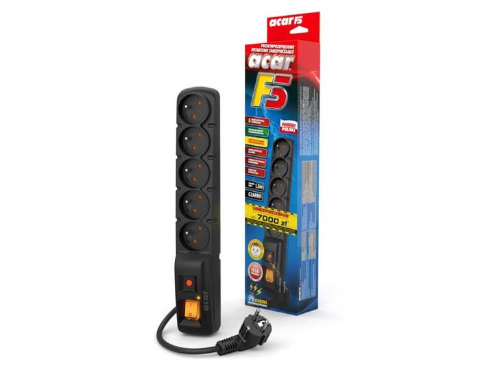 ACAR F5 FILTRE DE VOLTAGE noir 1.5m