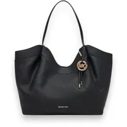 Michael Kors für Damen. 30F6GY5T9L Große Tote-Bag aus Leder Nolita schwarz (OSFA), Lässig
