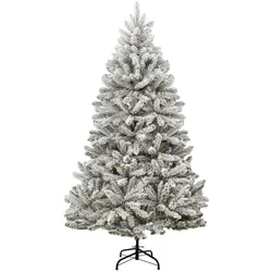 vidaXL, Weihnachtsbaum, Weihnachtsbaum Klappbar LED Beleuchtet Christbaum Tannenbaum Deko 300cm (15 cm)