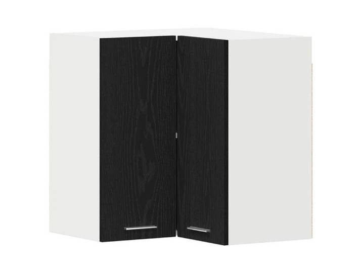 Armoire suspendue de cuisine - - Chêne noir - 57x57x60 cm - Bois d'ingénierie - Montage mural