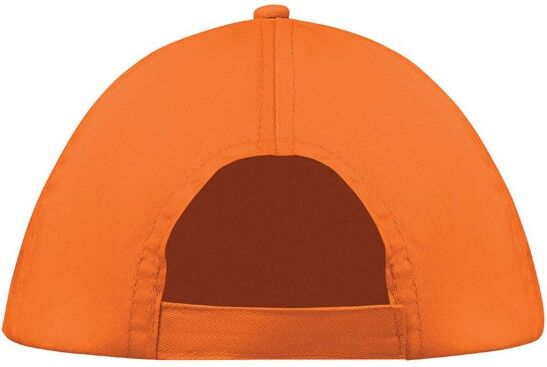 Casquette baseball 5 pans publicitaire personnalisée BUZZ orange
