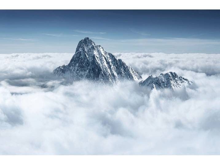 Papermoon Berg in Wolken