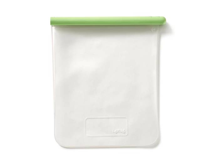 Lékué Sac réutilisable plat vert Lékué L