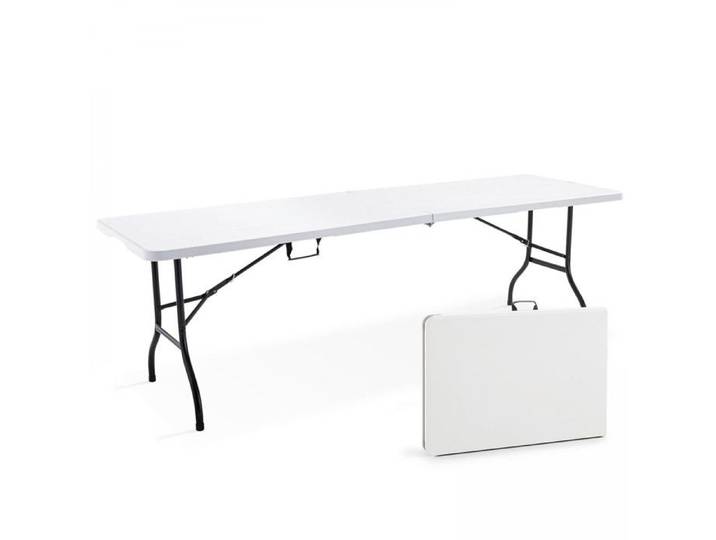 Tables pliantes portables 244 cm - Lot de 10