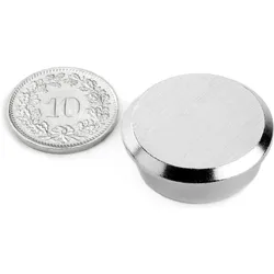 5x Supermagnete, Magnet, Büromagnet "Steel" (4x)
