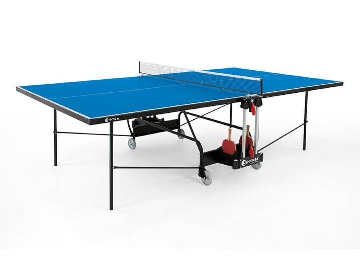 Sponeta Tischtennisplatte Sponeta Outdoor S 1-72 e (S1 Line), blau, wetterfest