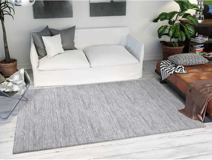 Teppich OCI DIE TEPPICHMARKE Sofi Lori , grau, B:200cm H:12mm L:250cm, Kunstfaser, Teppiche, Teppich, Frisé Teppich, Kurzflor, Wohnzimmer