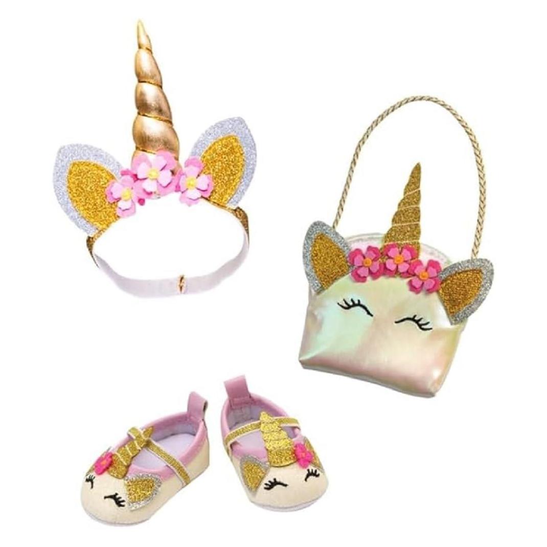 Heless Puppen-Accessoires-Set Glitzer-Einhorn (2311)