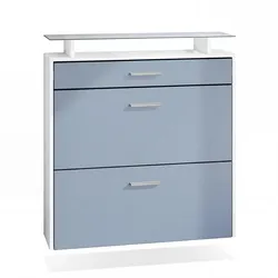 SCHUHSCHRANK Malea Front in Denim