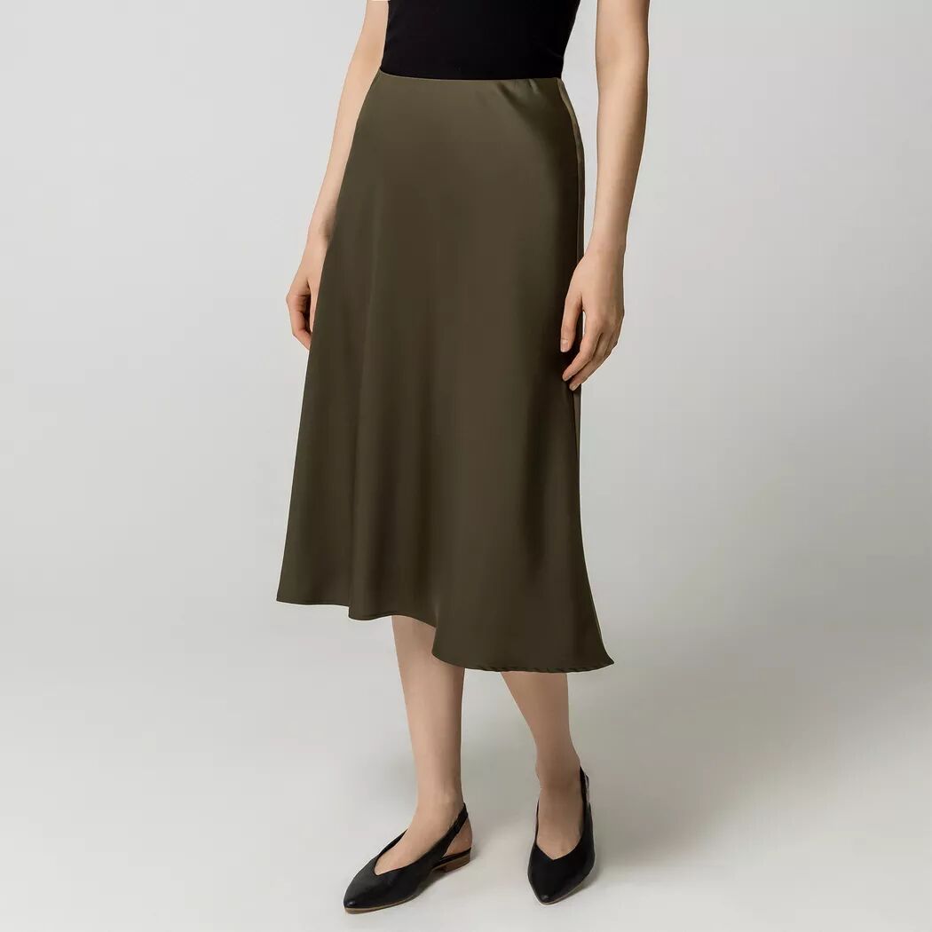Manor Woman - A-Linien-Rock, für Damen, Khaki, Größe 42