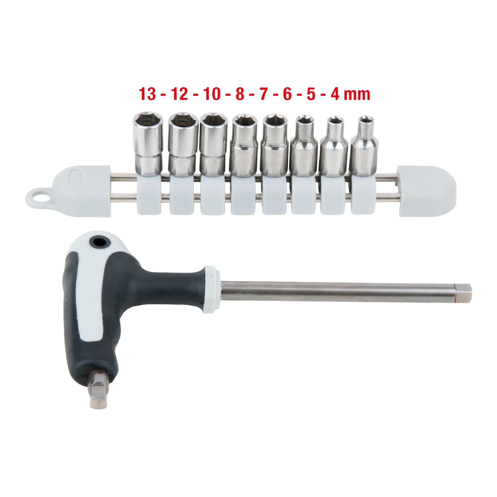 KS Tools EDELSTAHL Steckschlüssel-Satz, 9-teilig (910.2450)