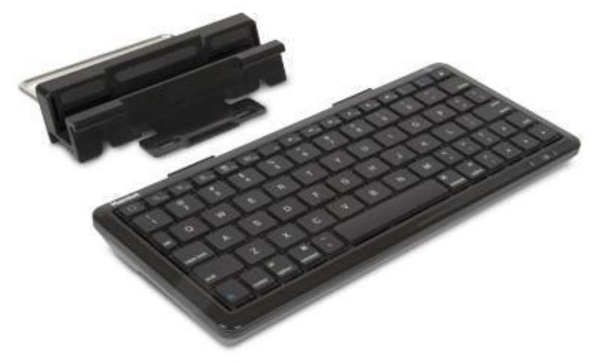 Hamlet XPADKK100BTMS draadloos Bluetooth QWERTY-toetsenbord, zwart