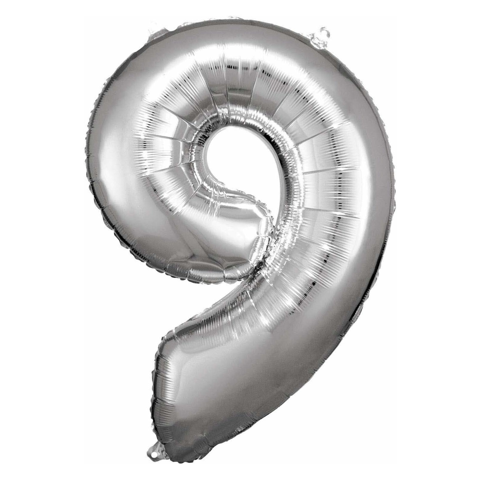 Amscan Folienballon Zahl 9 (5x) (9906294)