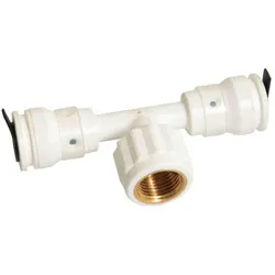 Aluverbund Steckfitting Henco Vision T-Stück Innngewinde 20 x 2 - 3/4" - 20 x 2