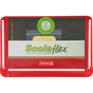 Brunnen Scolaflex-Tafel 1040201409 Set, A0, Schülertafel aus Kunststoff mit Zubehör, 1. Klasse