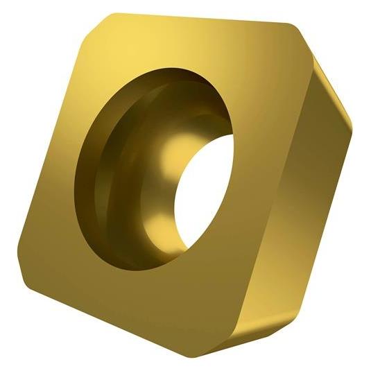 Pramet Frswendeschneidplatte ISO SPEW 1204ADEN:M8330 D.5,5mm PVD beschichtet Gold - VPE: 10 (SPEW 1204ADEN:M8330)