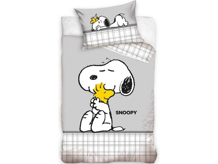Snoopy BABY Dekbedovertrek\, Love - 100 x 135 cm - Katoen