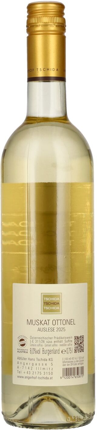 Weingut Tschida Tschida Angerhof Auslese Muskat Ottonel 2025 8% Vol. 0,75l