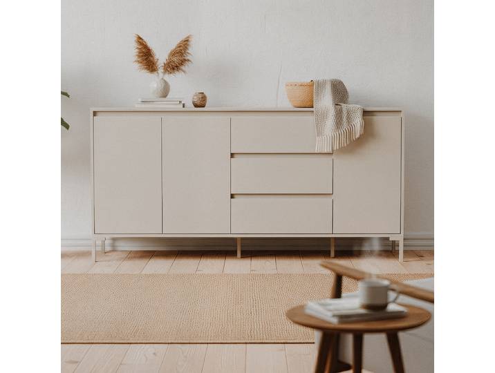 Enfilade 170 x 87 x 40cm Beige/Cachemire
