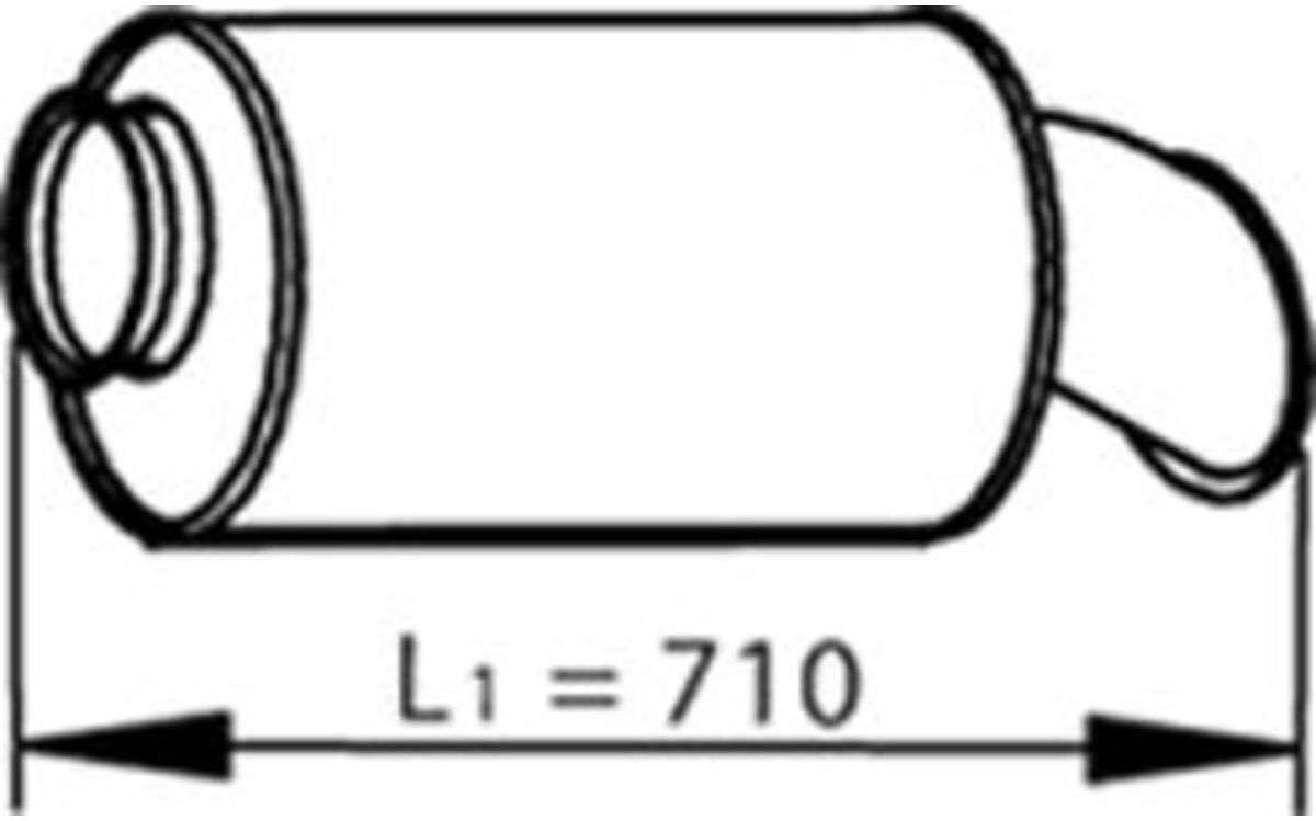 Endschalldämpfer DINEX 81718