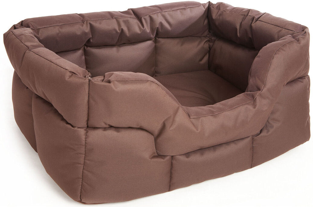 Archie & Oscar Decimus Pet Bed Brown Large (27 cm H x 75 cm W x 60 cm D)