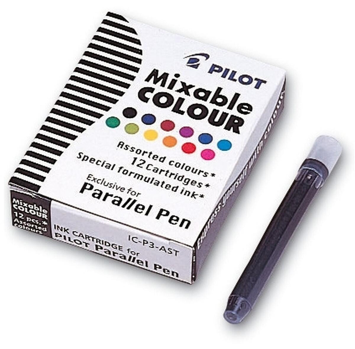 PILOT Inktpatronen voor vulpennen en parallelpennen, gesorteerd