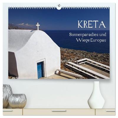 Kreta - Sonnenparadies und Wiege Europas (hochwertiger Premium Wandkalender 2027 DIN A2 quer), Kunstdruck in Hochglanz