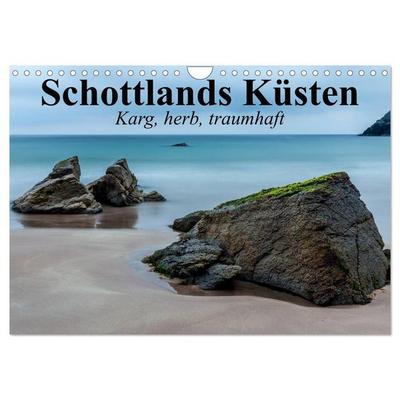 Schottlands Küsten. Karg, herb, traumhaft (Wandkalender 2026 DIN A4 quer), CALVENDO Monatskalender
