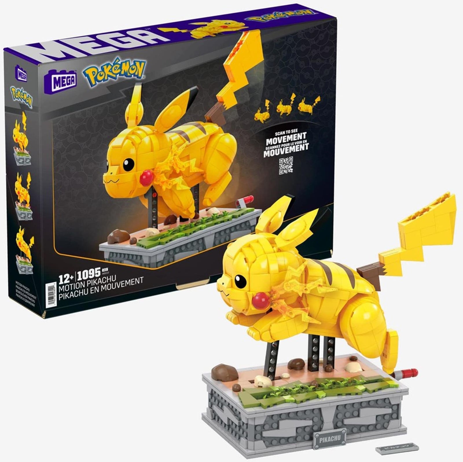 MEGA Pokémon Bewegende Pikachu Bouwset