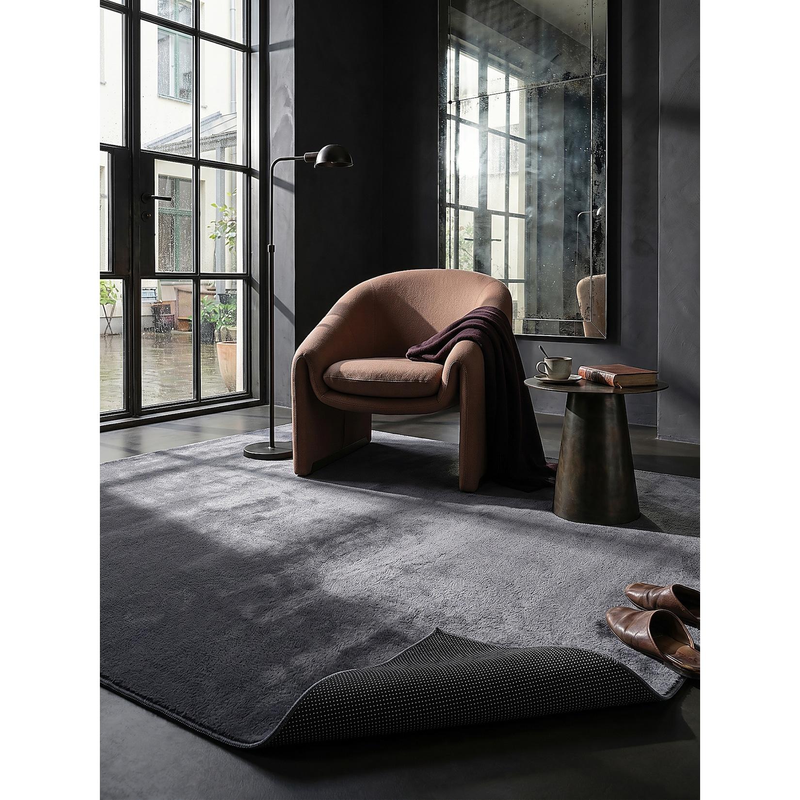 Teppich Kurzflor Anthrazit 200x280 cm - DOUBS Kadima Design