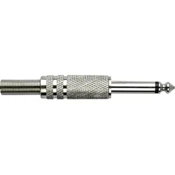 DAP Jack Plug with Spring Mono Nickelgehäuse