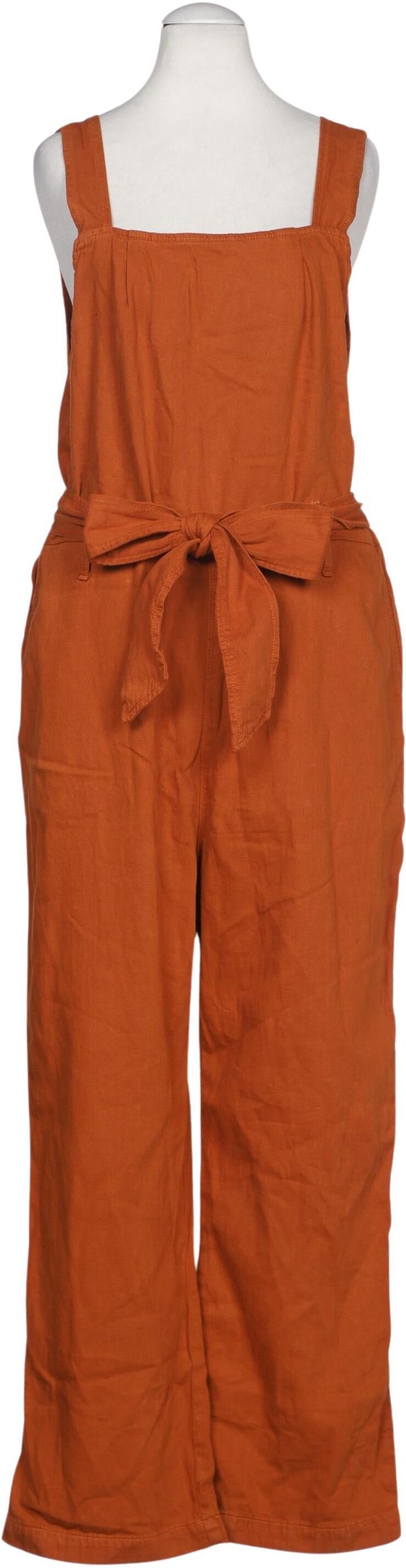 Monki Damen Overall oder Jumpsuit, Orange, Gr. XS, Baumwolle - Second Hand