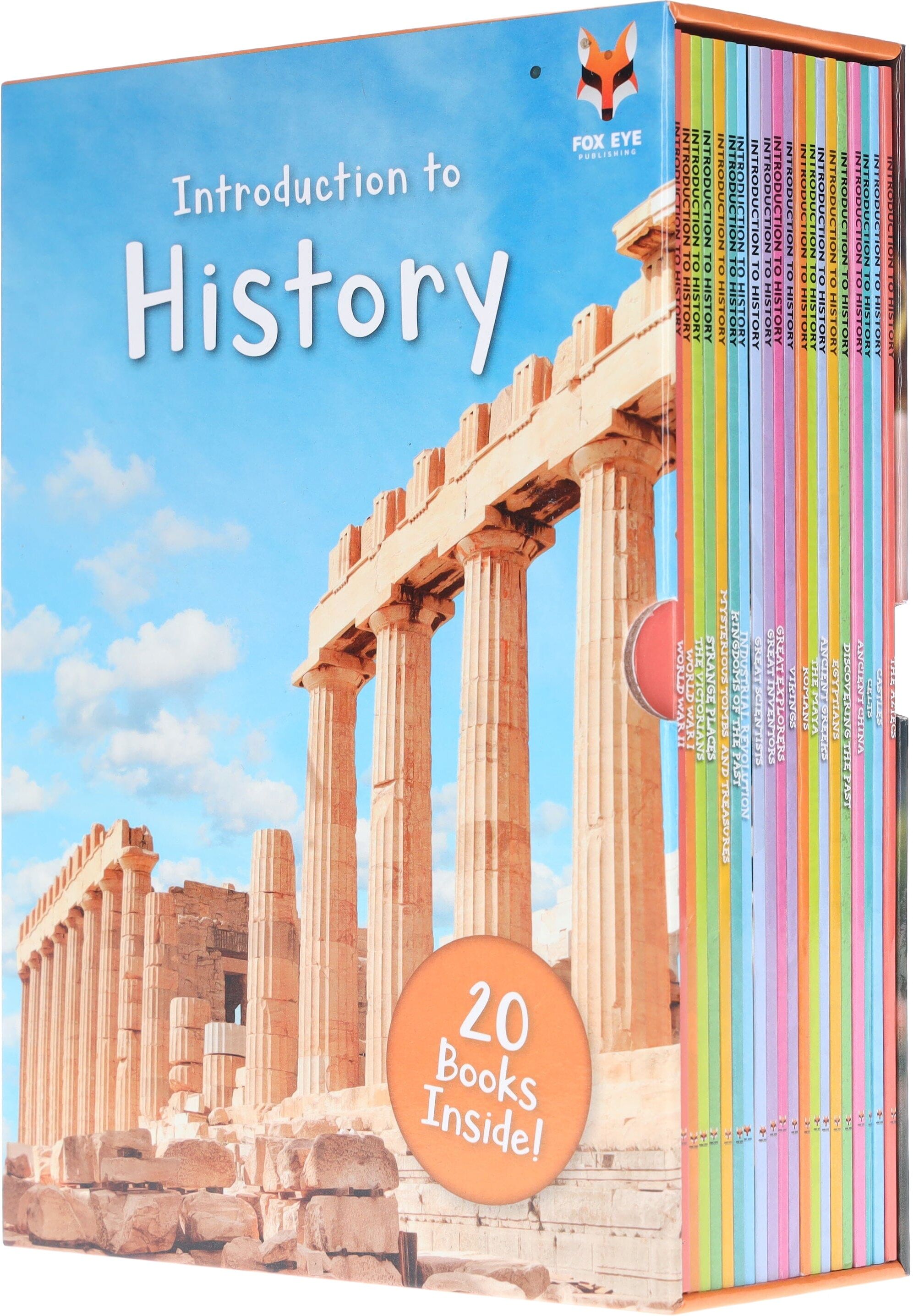 Introduction to History for Beginners Series (1&2); by Jasmine Brooke 20 Books Collection Box Set - Ages 7+ - Paperback Fox Eye Publishing