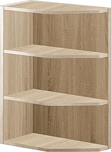 GLAMOUR GREEN 18D Offene onderkast met 2 afdelingen in sonoma eiken, Breedte: 20 cm