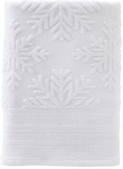 SKL Home Subtle Snowflakes Bath Towel