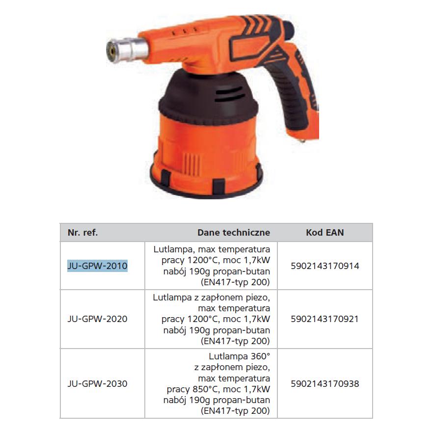 Jufisto Palnik Do Lutowania Na Naboje (Lötlampe) (JU-GPW-2010)