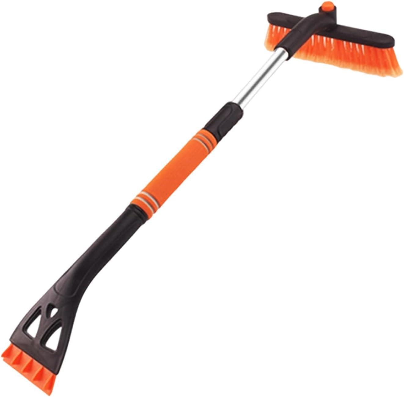 Merkloze uitschuifbare sneeuwborstel met ergonomische grip