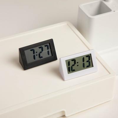 Inspire Daily Merch Digital Clock With Date Mini Clock Bedside Clock Portable Car Clock Simple Electronic Clock For Students Desk Clock pink