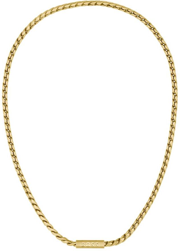 Boss Herrenkette Doran aus vergoldetem Edelstahl gold