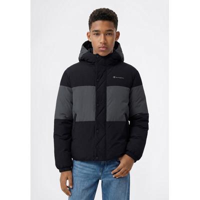 Steppjacke CHAMPION "SPORTWEAR JACKET Standard Fit", Jungen, Gr. L, nbk, igt, igt, Obermaterial: 100% Polyamid, Jacken Steppjacke, mit Standard Fit, für Kinder, aus Polyamid
