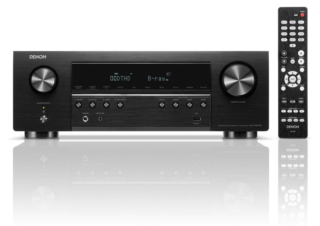 Denon AVC-S670H, 75 W, 5.2 Kanäle, Surround, 5,1 Kanäle, 5 Kanäle, 100 W