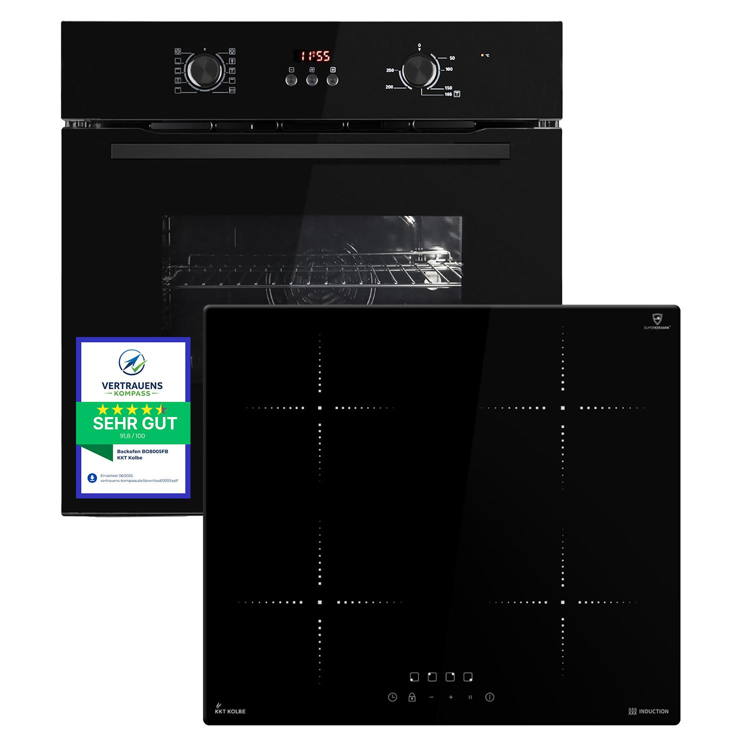 Backofen und Induktionskochfeld SET8005FBIH859RL