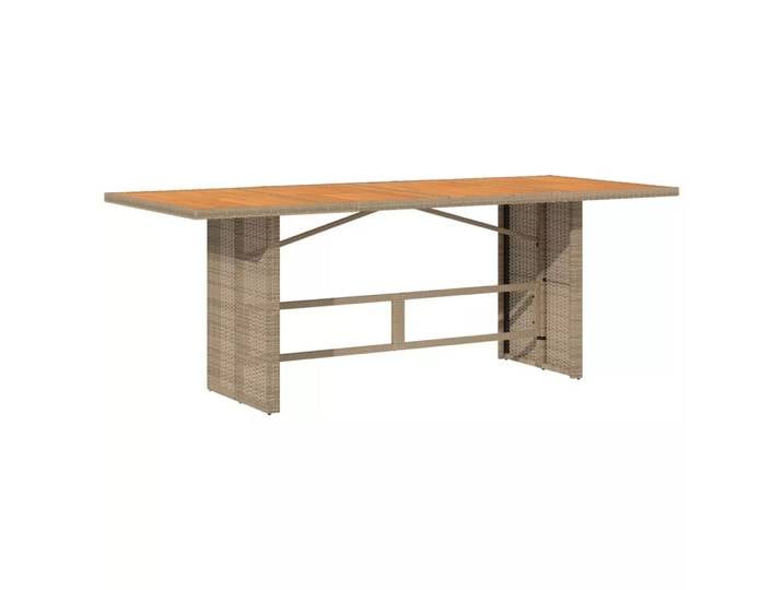 VidaXL - Gartentisch poly-rattan, One Size, Beige