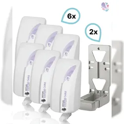 Blanc HYGIENIC SET: Hautpflegesprühlotion 6x 1-Liter, 12.000 Anwendungen + 2x Lavela Spender - PRODUKTSET