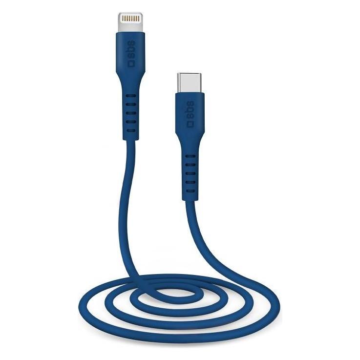SBS Daten- und Ladekabel Lightning - Typ C (1 m, USB 3.2 Gen 1) (TECABLELIGTC1B)