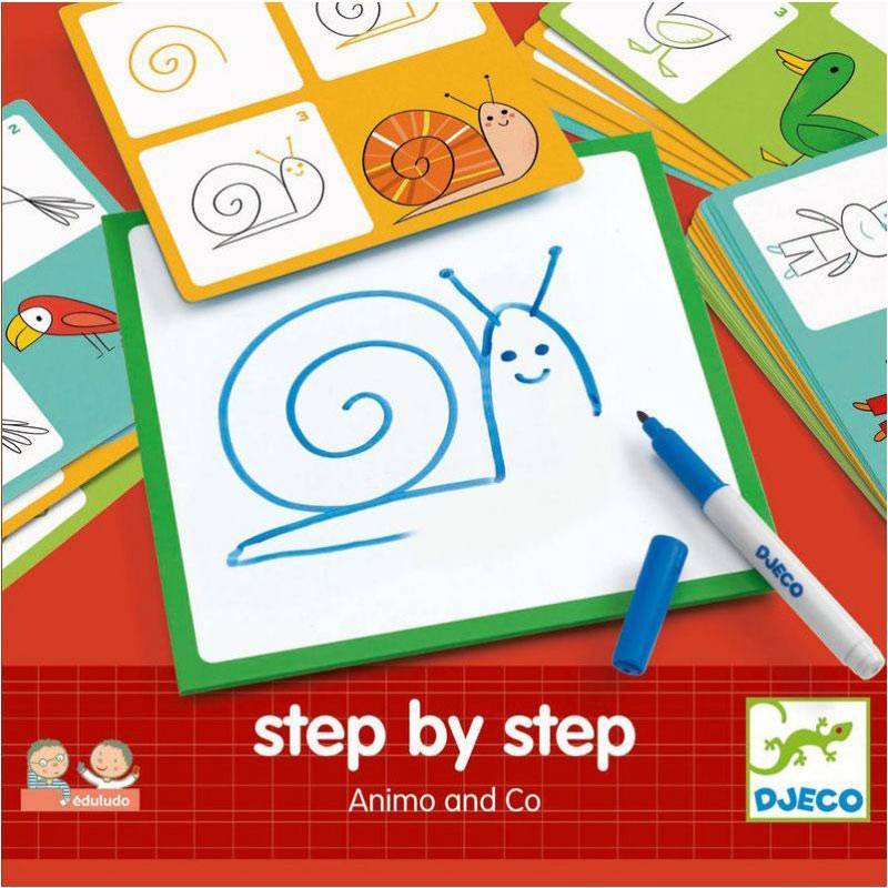 Eduludo Step by step Animals and Co - Djeco