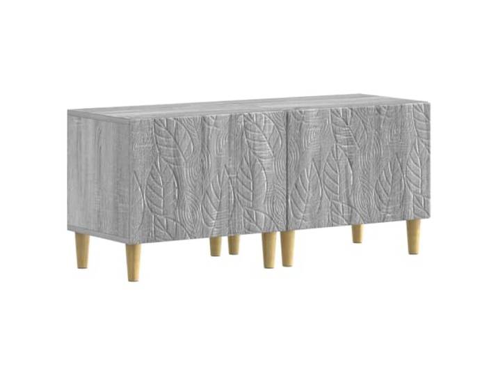 Roanoer 2er Set TV-Schrank Sonoma-Grau Lowboard aus Holzwerkstoff 49 cm Kompaktes Lowboard 2er Set im modernen Design für Wohnzimmer und Schlafzimmer, mit flexibler Tür und reichlich Stauraum.