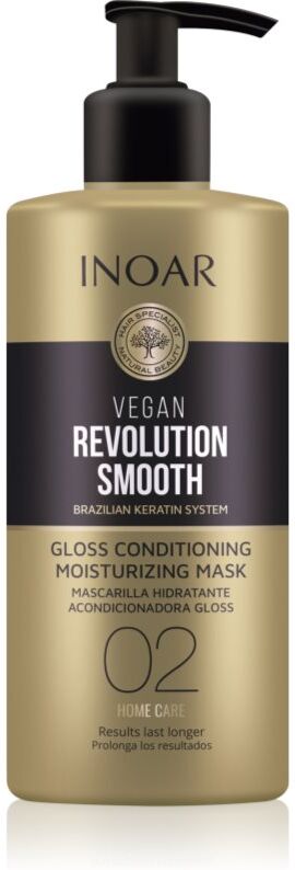 INOAR Vegan Revolution Smooth masque lissant hydratant pour cheveux 350 ml
